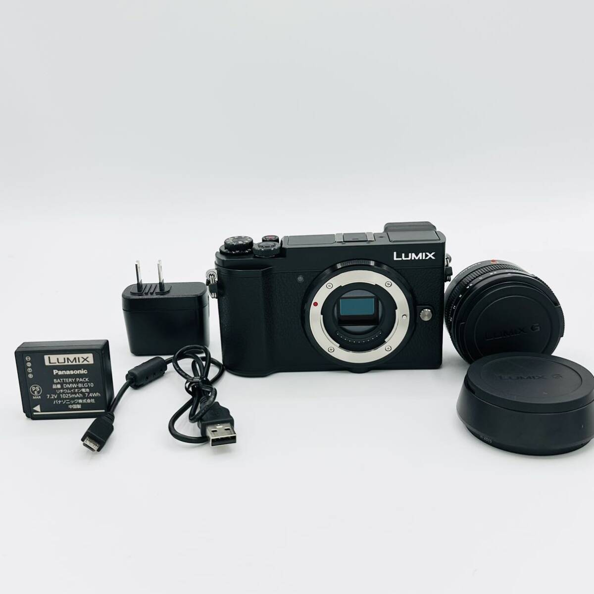 [ почти новый 1144 раз ] Panasonic беззеркальный однообъективный камера Lumix GX7MK3 одиночный подпалина пункт Leica DG линзы комплект черный DC-GX7MK3L-K