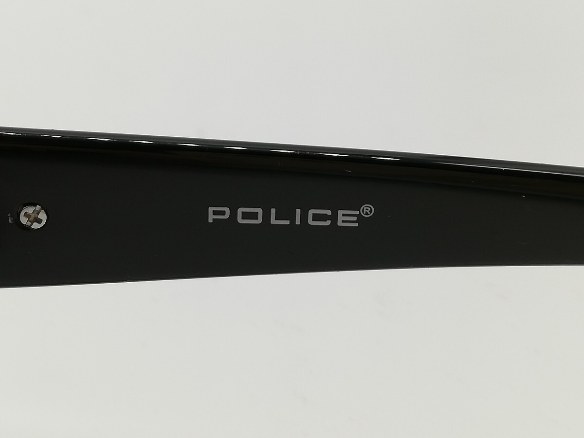 POLICE ポリス サングラス VPL660J ブラック ブルー 黒 ケース付き_画像5