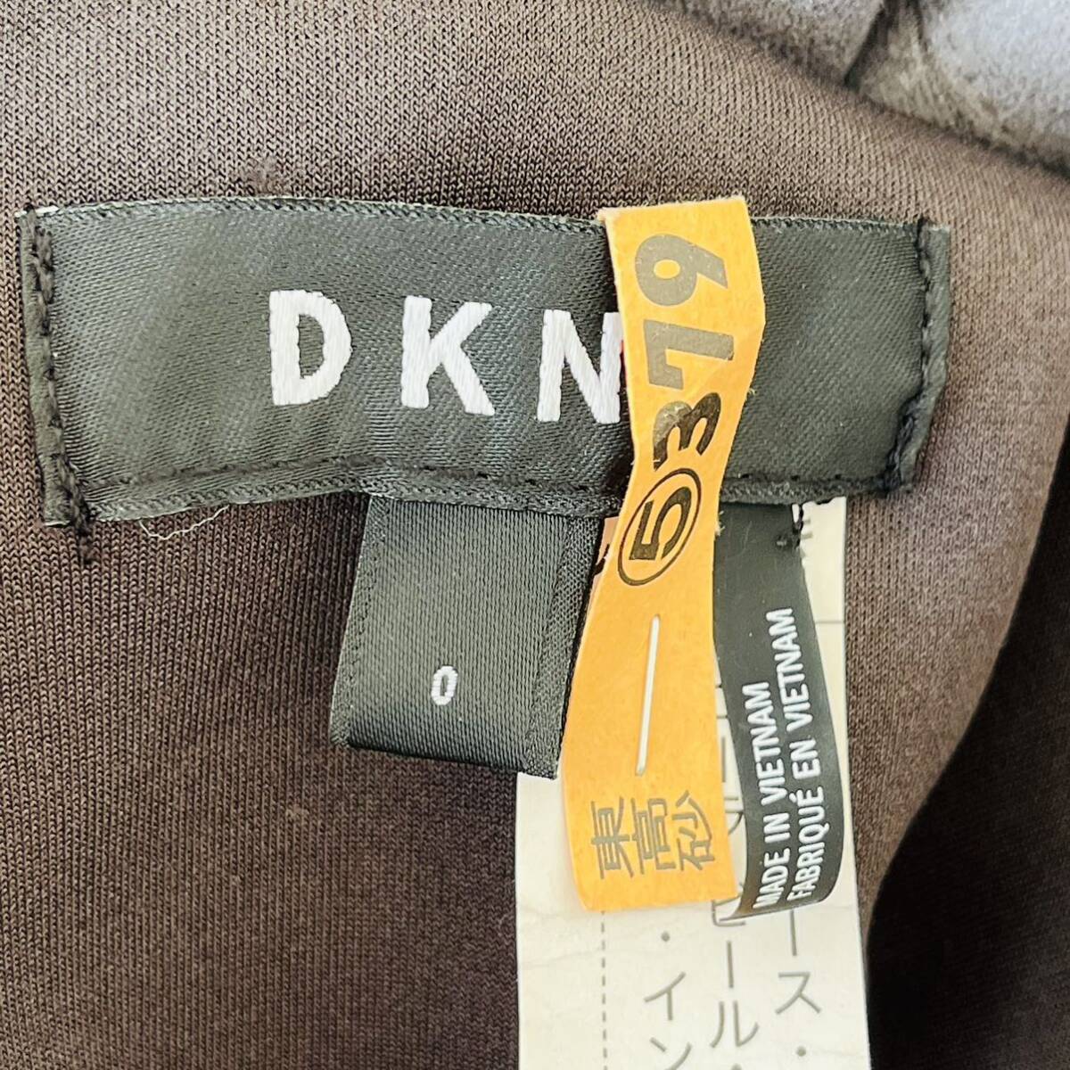 H7135cc DKNY Donna Karan New York безрукавка One-piece 0(S размер ранг ) серый женский замша материалы осень-зима платье б/у одежда 