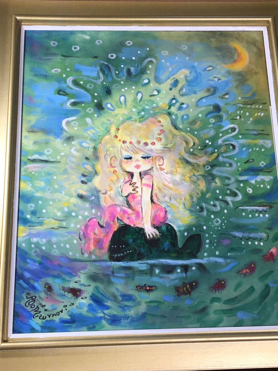 Yahoo!オークション - 真作 水森亜土 直筆 油彩画 F20号 Jazz Yahoo!オークション - 真作 水森亜土 直筆 油彩画 F20号 Jazz