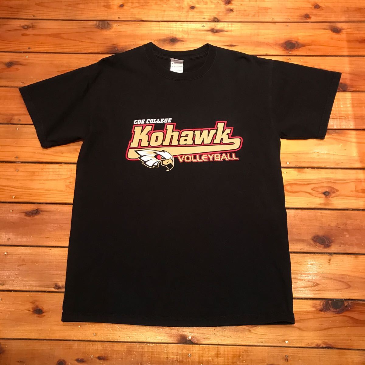 Kohawk プリントTシャツ　Tシャツ バレーボール　GILDAN Mサイズ ブラック　アメリカ古着　USA古着_画像1