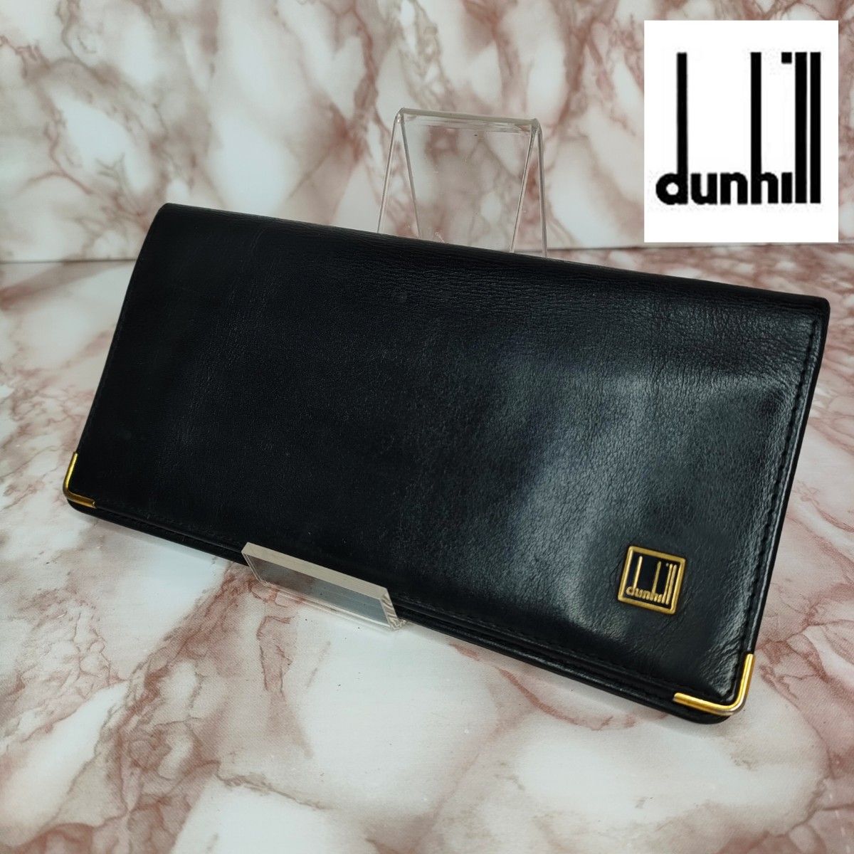 dunhill　 ダンヒル　 レザー　 長財布　2つ折り　A100