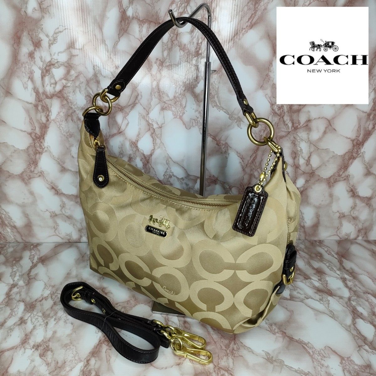 COACH　 コーチ　 シグネチャー　2Way　 ショルダーバッグ　 ハンドバッグ　C16