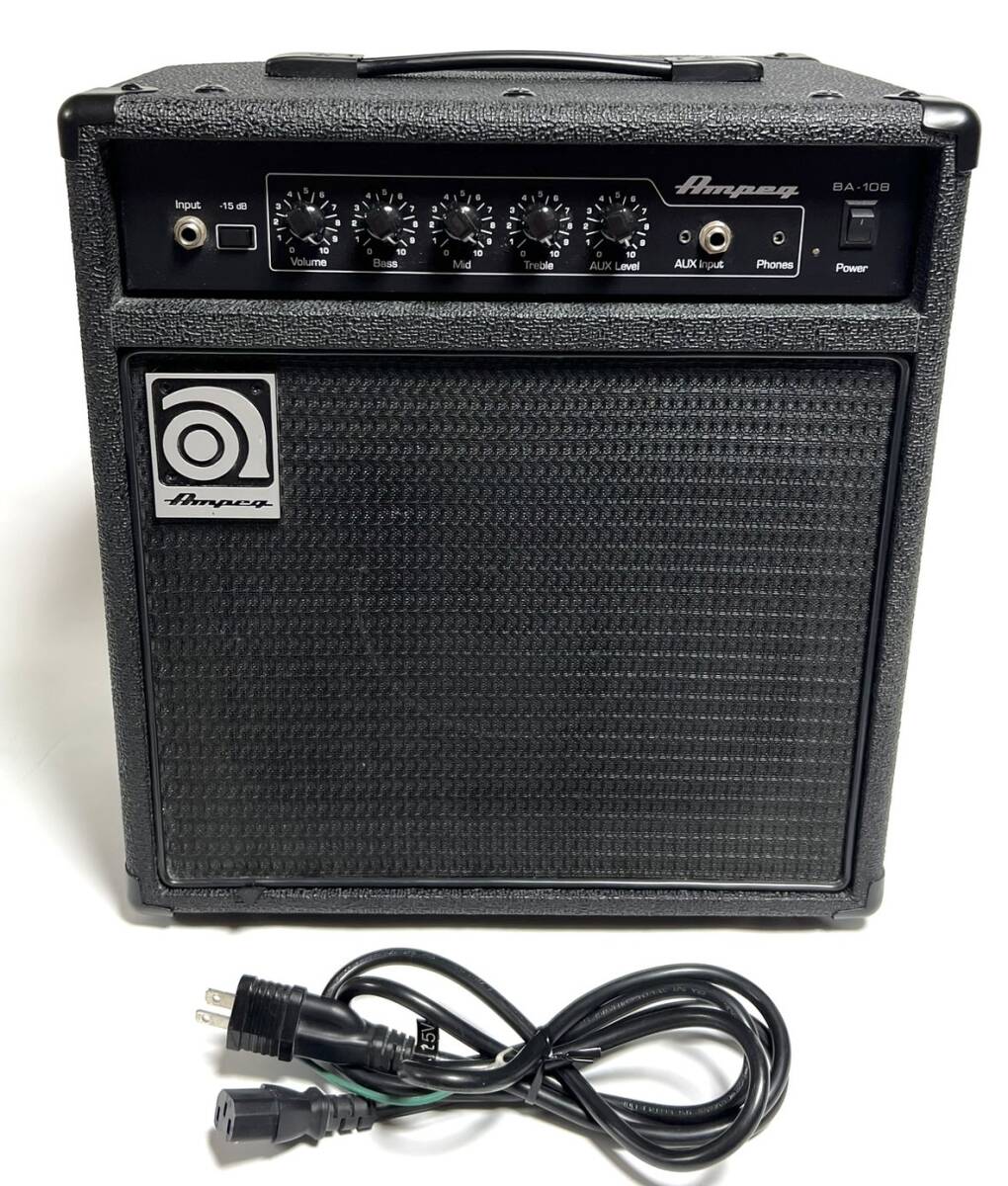 ☆送料無料 極美品 AMPEG ベースアンプコンボ BA-108 V2