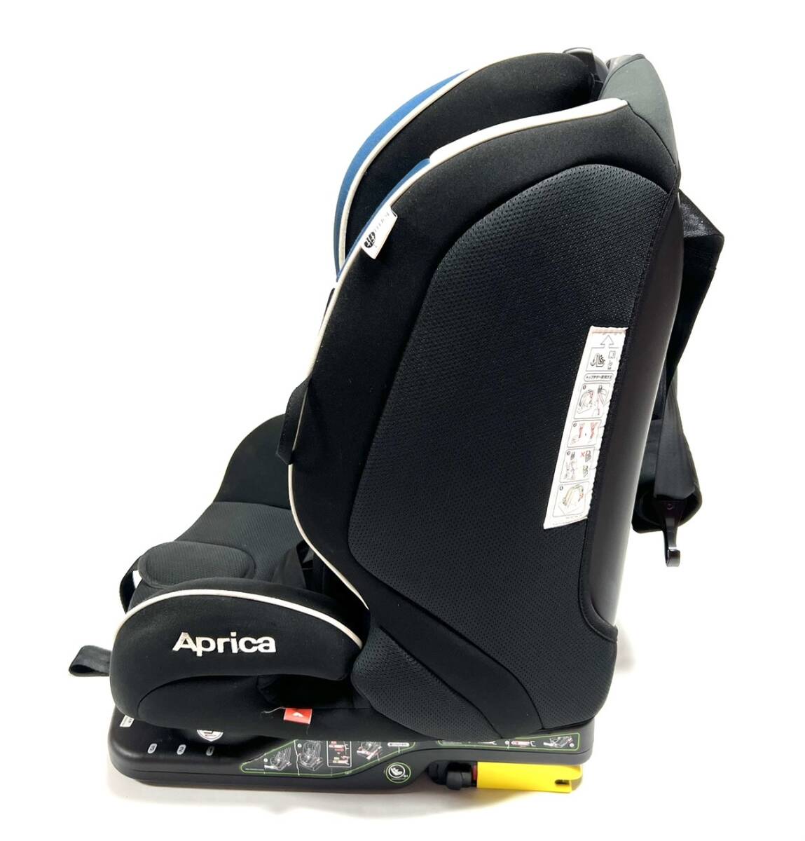 ☆送料無料 美品 Aprica アップリカ ISOFIX チャイルドシート フォームフィット ピーコックブルー ジュニアシート_画像3