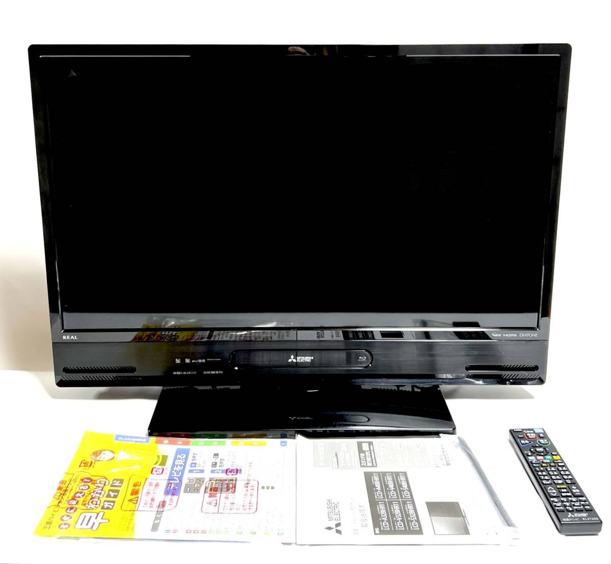 ☆2019年製 良品 三菱 32V型液晶テレビ REAL リアル LCD-V32BHR11 ブルーレイレコーダー内蔵_画像1