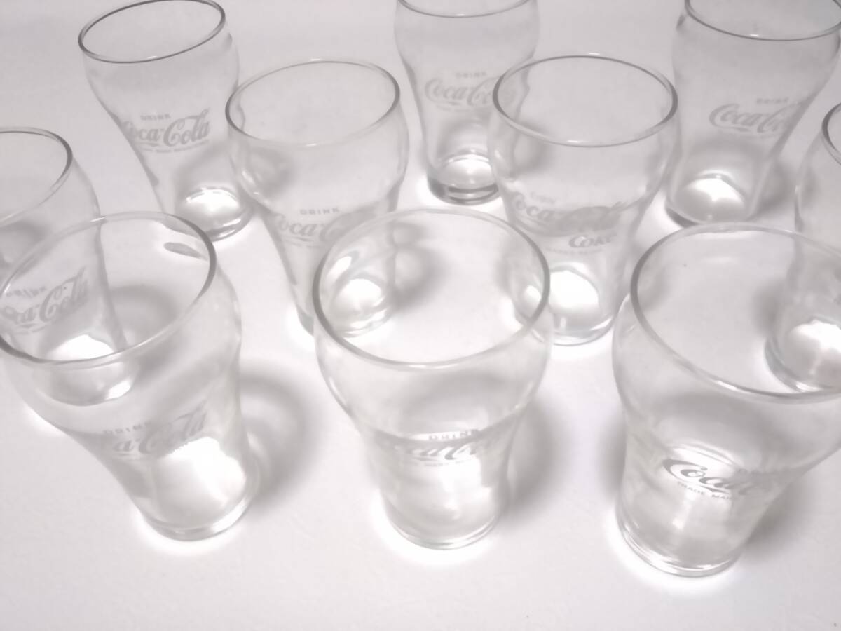 昭和レトロ コカ・コーラロゴマーク入り ガラスグラスの画像10