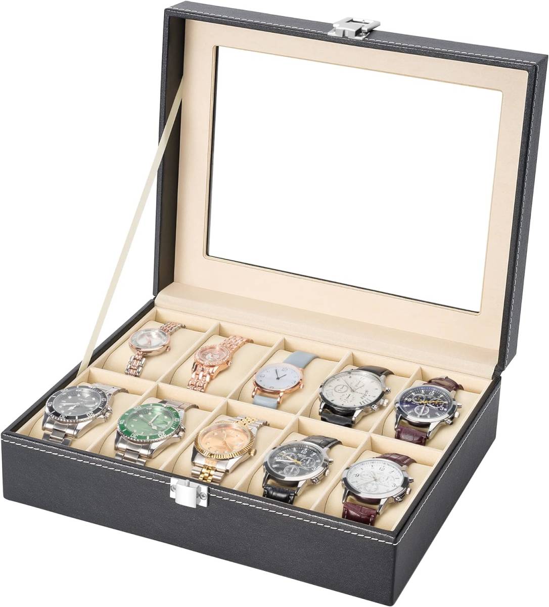 Reodoeer 腕時計収納ケース 腕時計収納ボックス コレクションケース 10本用_画像2