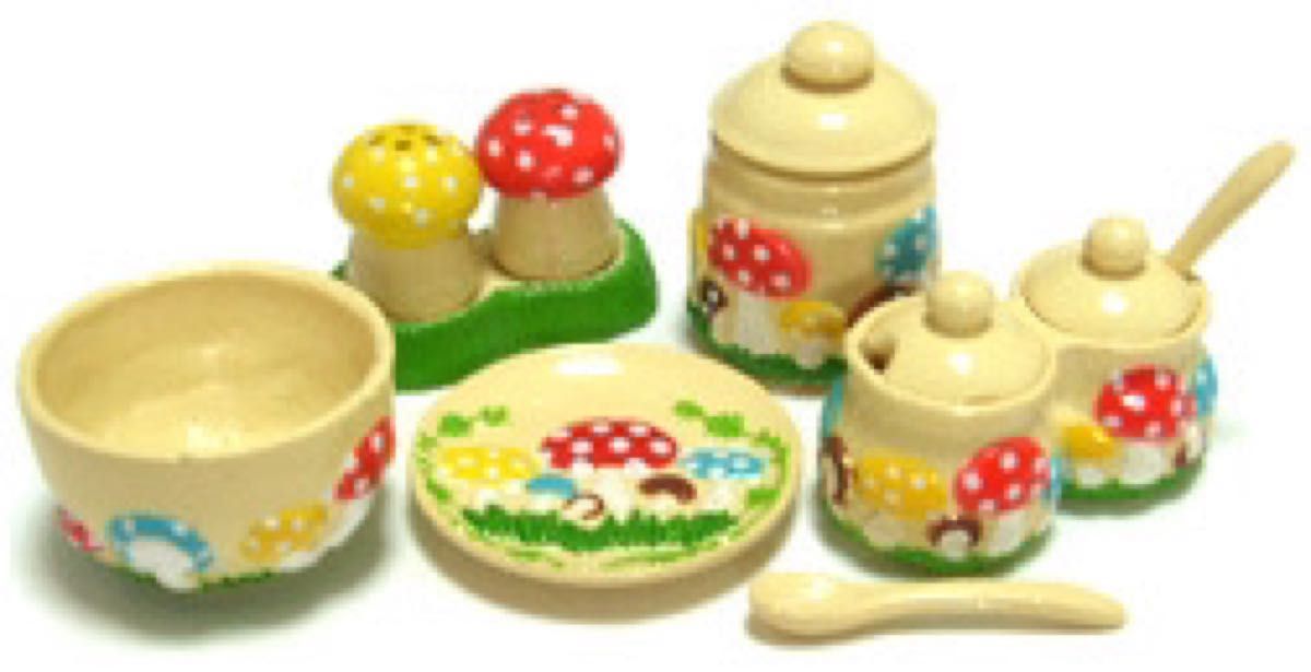きのこの森へようこそ ぷち サンプルシリーズ おとぎの国の食器 きのこの森へようこそ ぷち サンプルシリーズ おとぎの国の食器