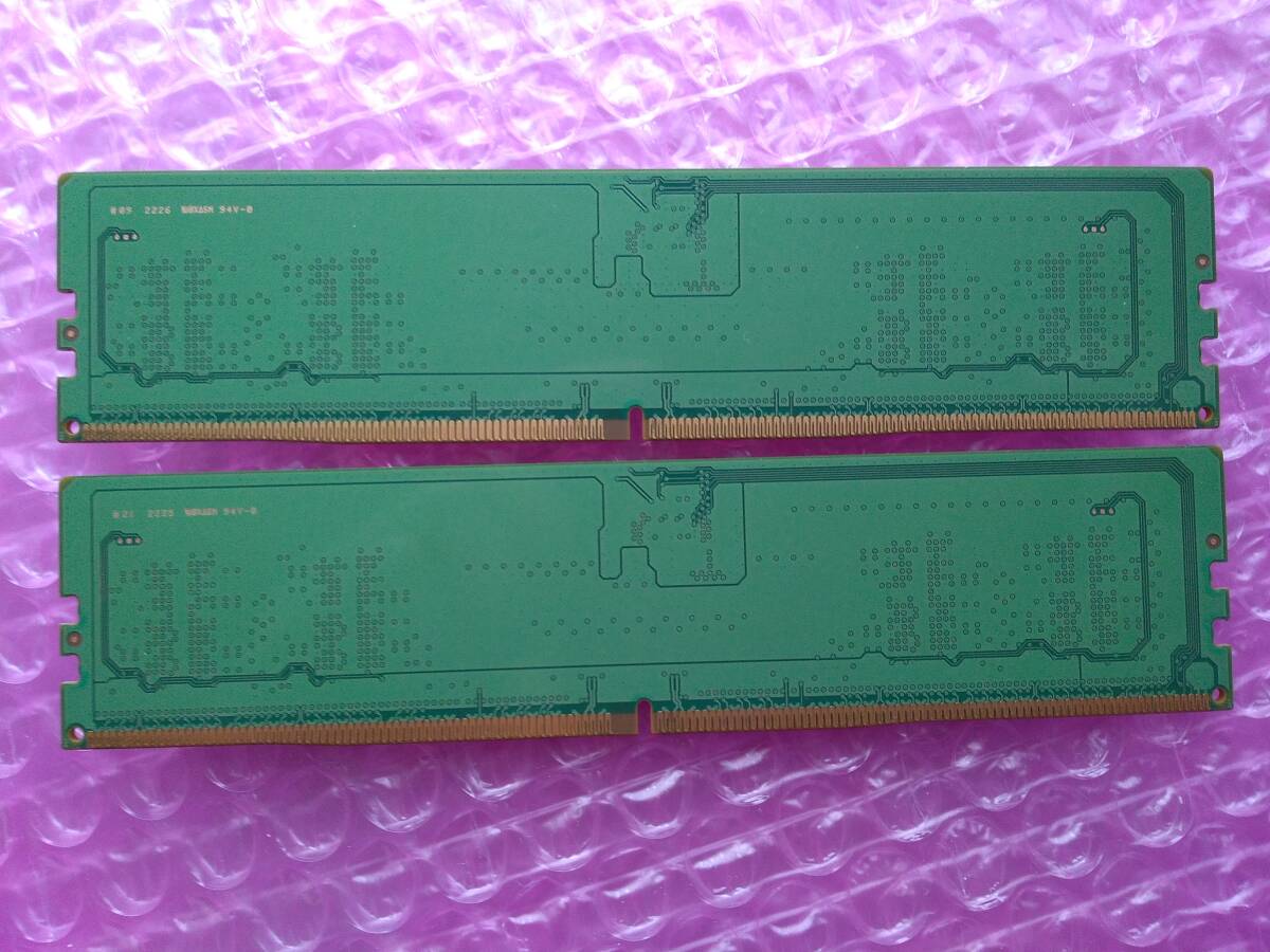 Samsung PC5-38400/DDR5-4800、8GB×2枚＝計16GB分、288pin_画像4