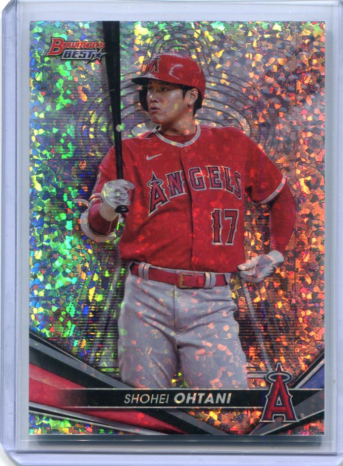 2022 Bowman's Best Mini-Diamond Refractor #25 Shohei Ohtani 大谷翔平 299枚限定_画像1