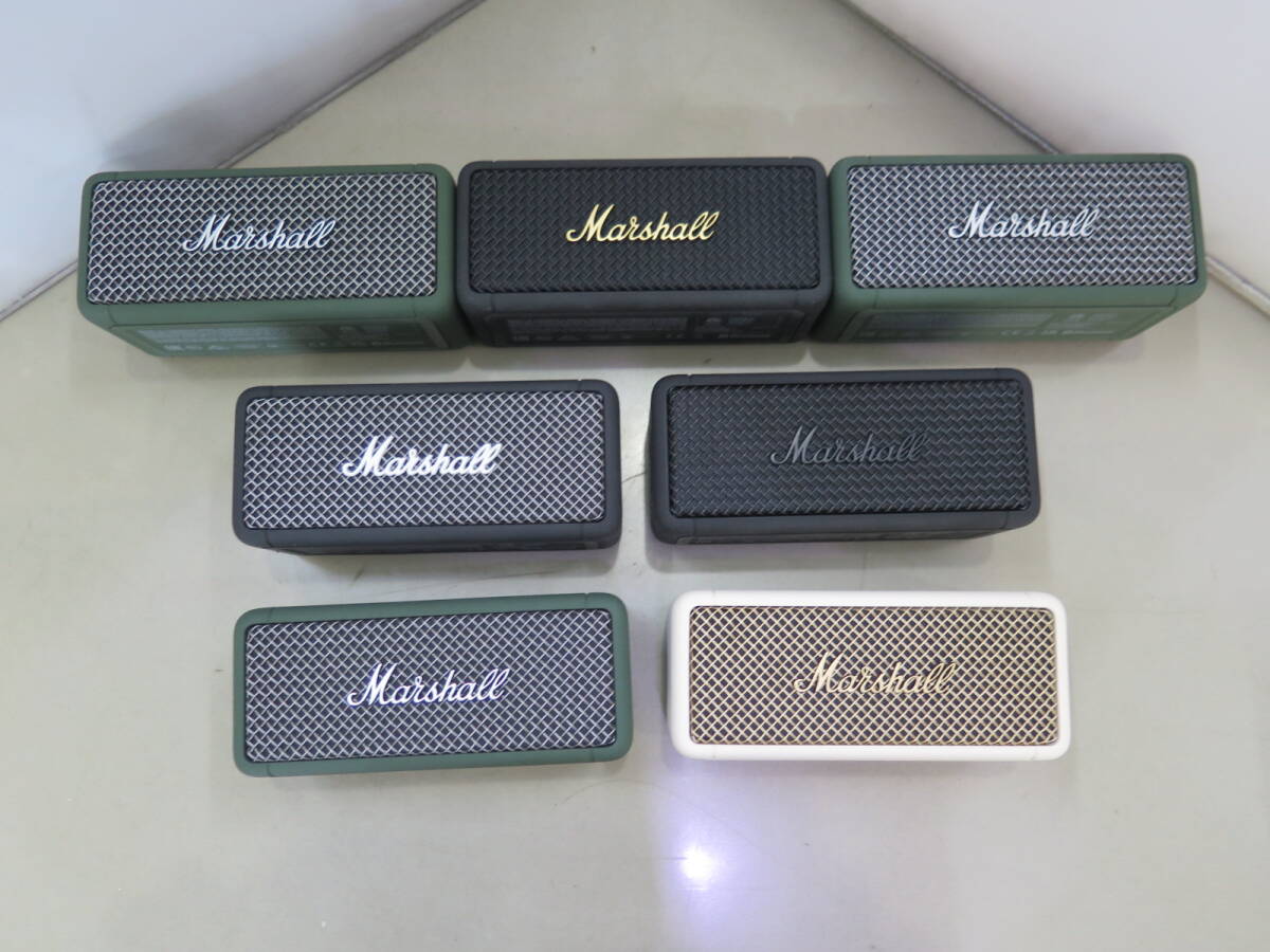 1円～▲●ジャンク Marshall マーシャル EMBERTON Bluetoothスピーカー 計7点まとめての画像1