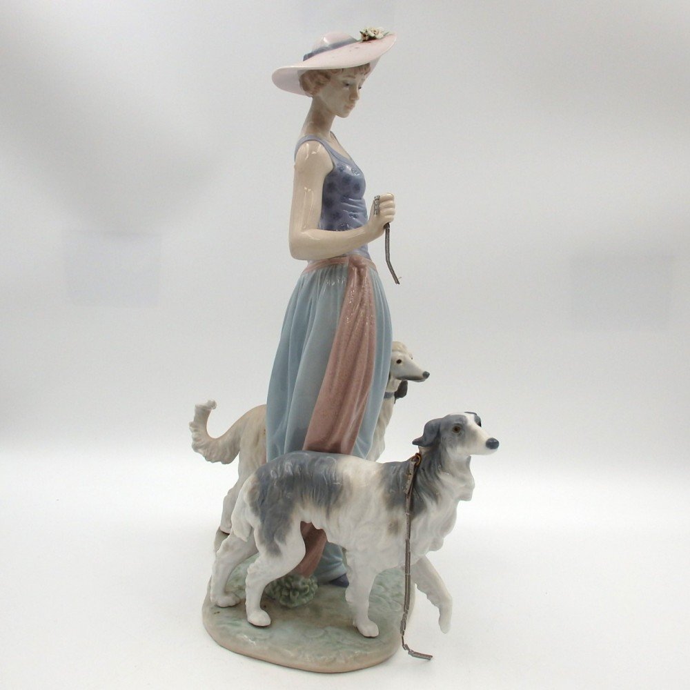 1円～ Lladro リヤドロ 5802「優雅な散歩のひととき」フィギュリン 破損あり ※同梱不可 y351-2515209【Y商品】_画像5