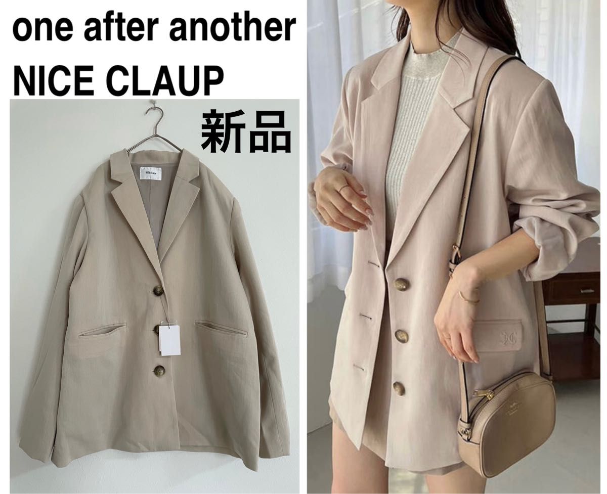 新品one after another NICE CLAUP テーラージャケット