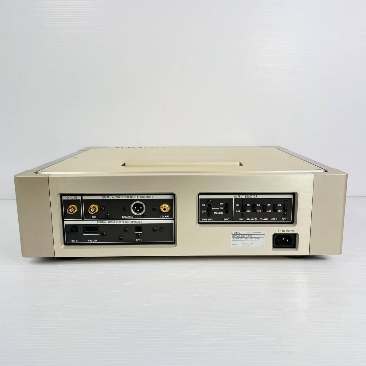 超希少！ソニー　CDP-R10　CDトランスポート プレーヤー オーディオ 音響 機器 SONY_画像6