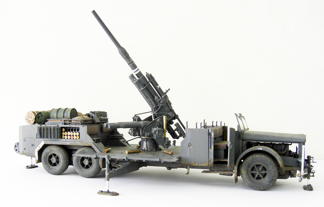 ダス・ヴェルク(Das Werk) 1/35 ドイツ 8.8cm 対空自走砲 フォマーグ 9t 完成品_画像2