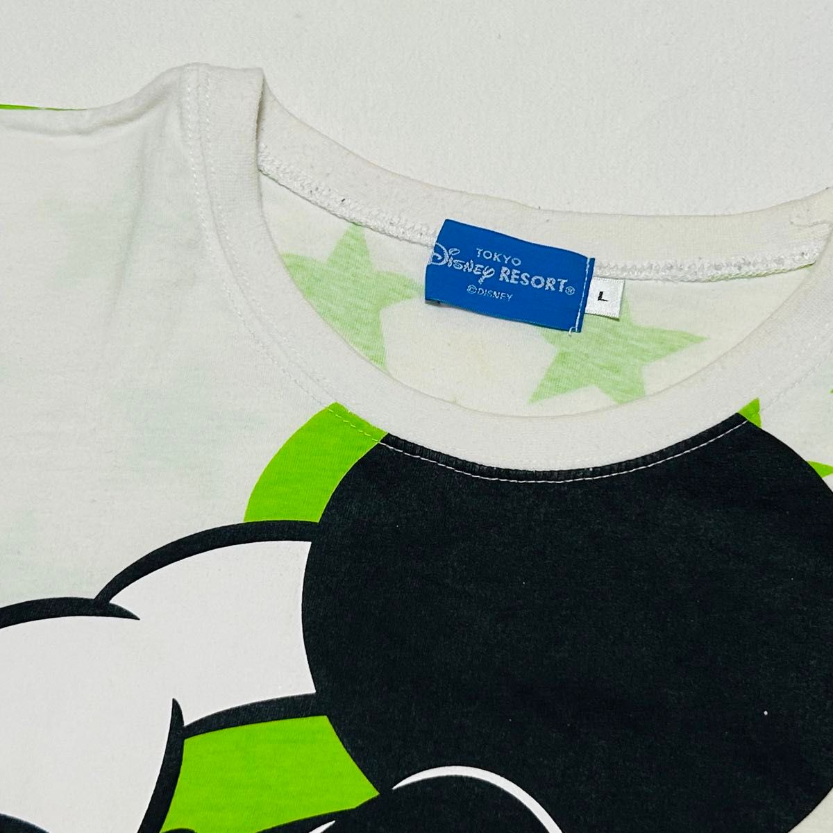 Disney  ディズニー　プリント　Tシャツ　セット　ミッキー　ミニー　Mサイズ　Lサイズ　男女兼用
