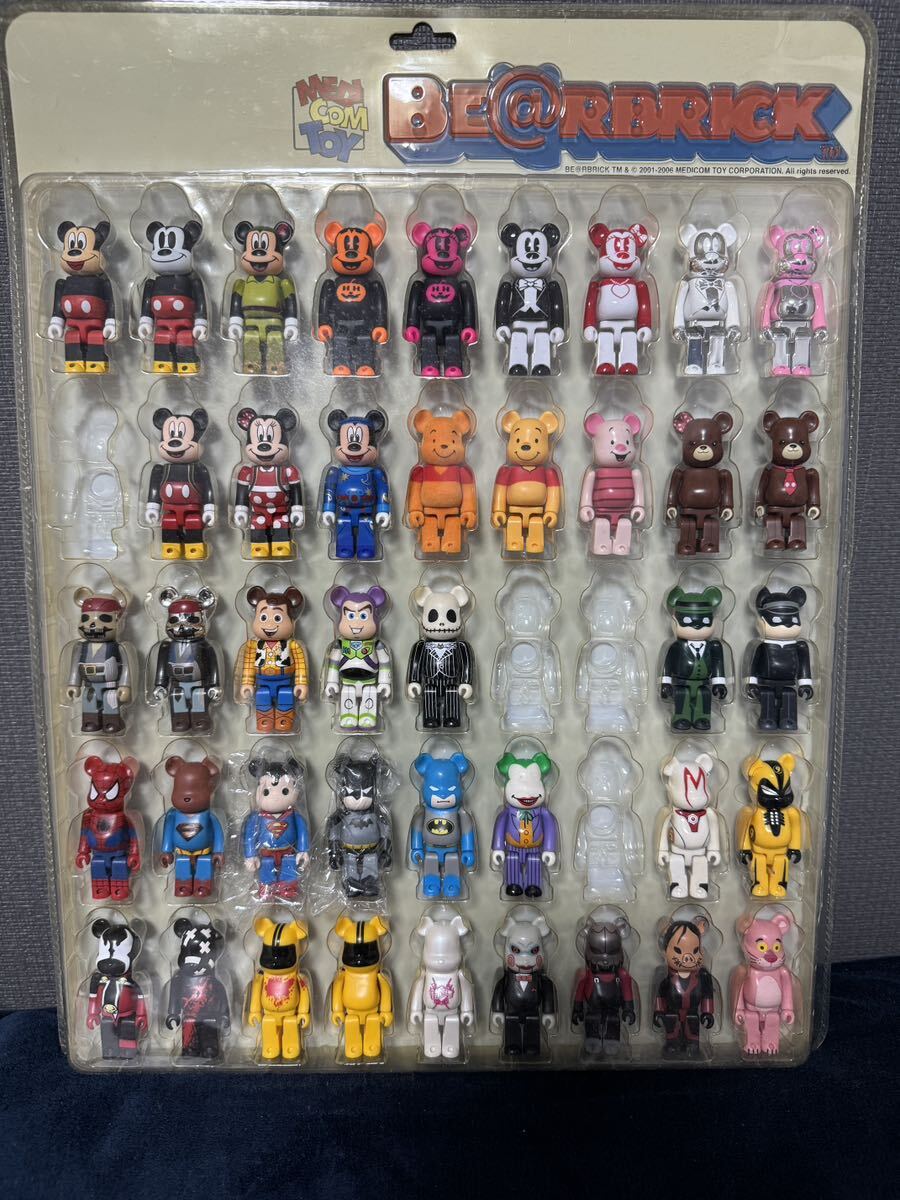 BE@RBRICK ベアブリック　100% 41体セット　限定ブリスター付　ミッキーマウス　映画　キャラクター　非売品　抽選　限定_画像1