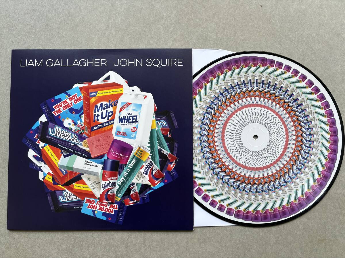 新品 Liam Gallagher & John Squire 限定ピクチャーアナログ　／リアムギャラガー ジョンスクワイヤー_画像2