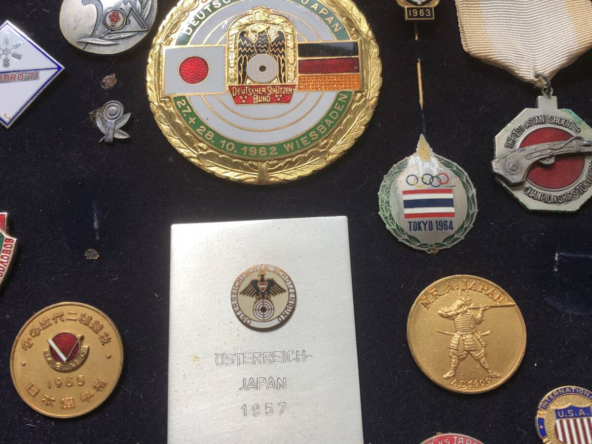 1964年東京オリンピック バッジ・メダル 射撃 アジア大会 Tokyo Olympicの画像8