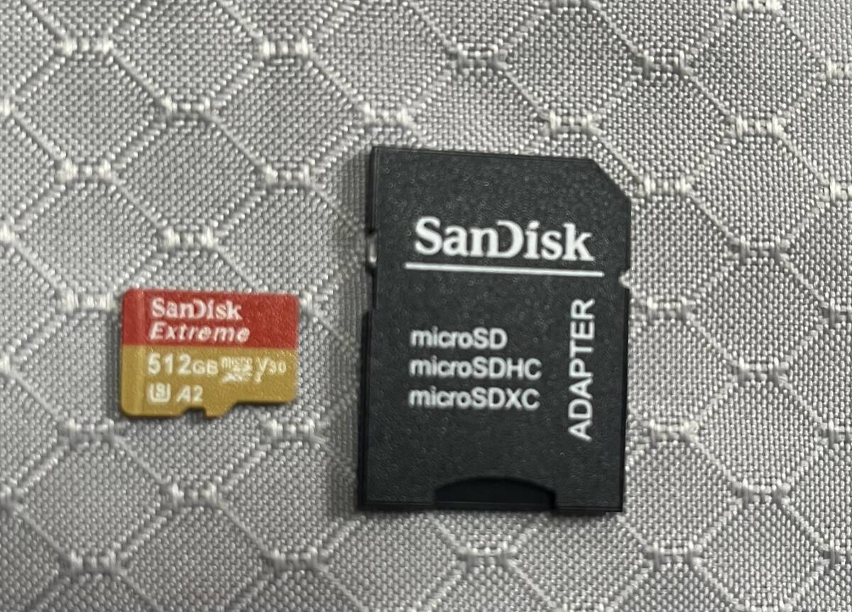 SanDisk サンディスク Extreme 512GB microSDXC. microS DHC microSD _画像1