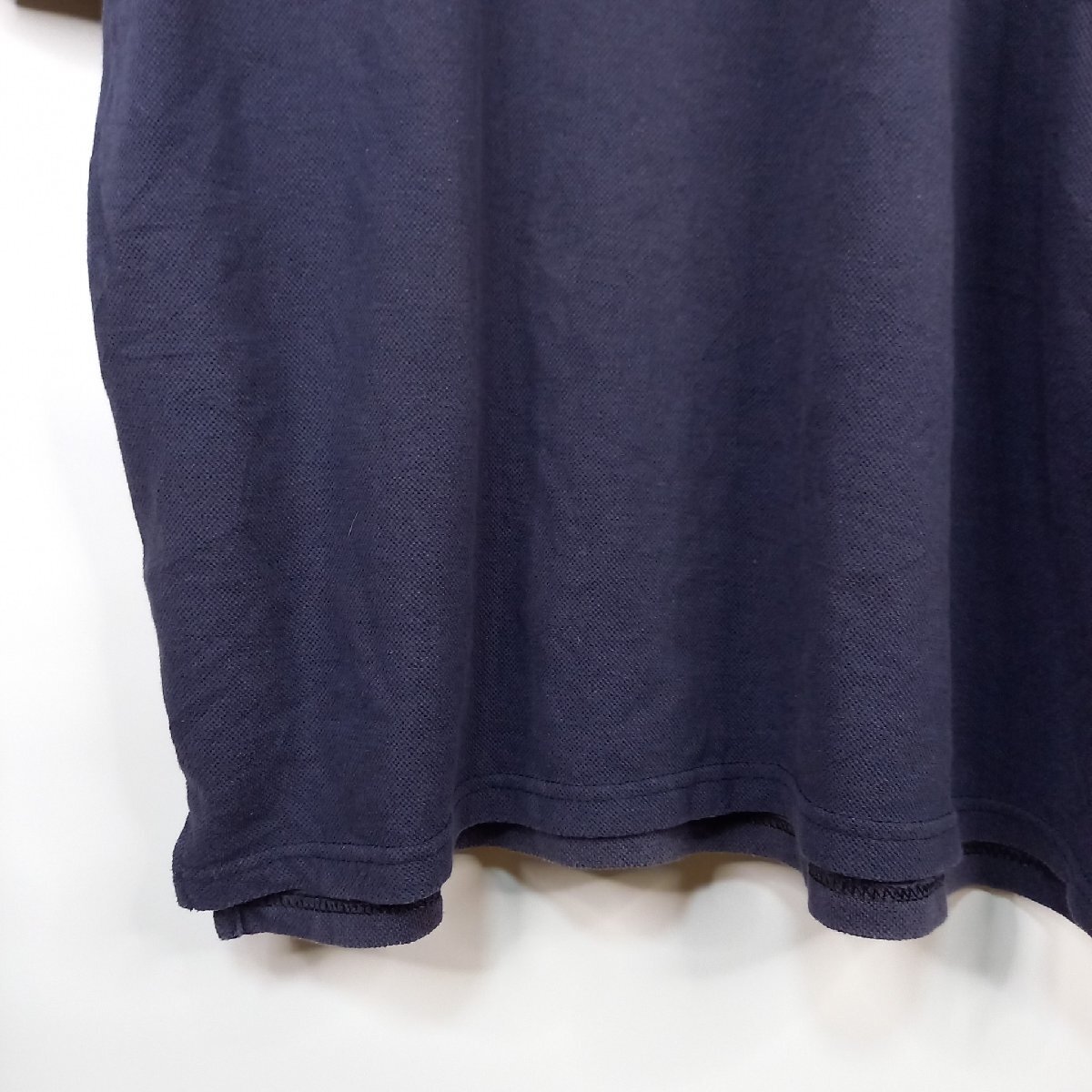 ラルフローレン ポロシャツ 半袖 刺繍 ビッグポニー ラガー USA ネイビー 紺色 XLの画像4