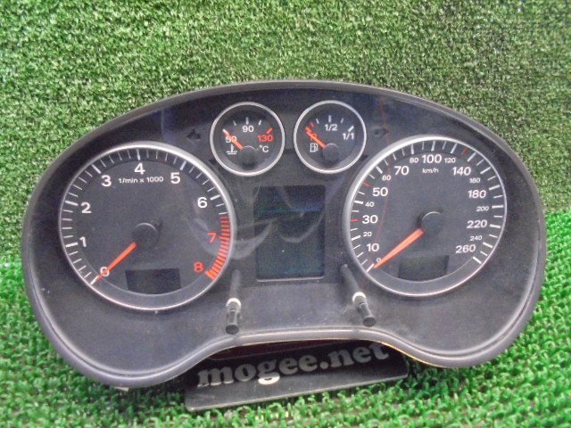 4FB2597 DE3)) Audi A3 GH-8PBLX 2005 year 20FSI sport original speed meter panel 8P0920930J mileage 46175km