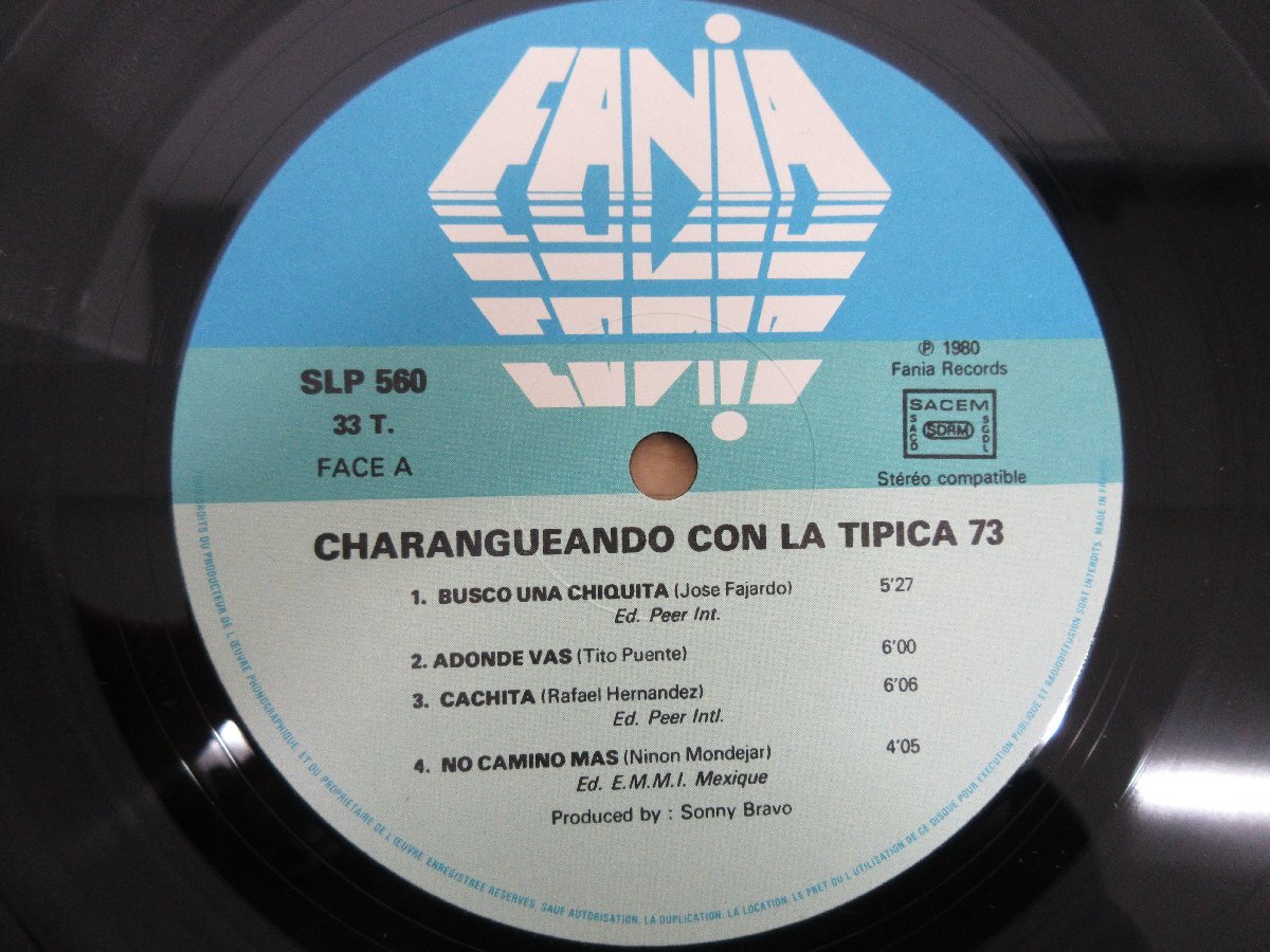 ◇A6853 レコード/LP盤「チャランゲアンド・コン・ラ・ティピカ CHARANGUEANDO CON LA TIPICA 73」SLP-560 FANIA RECORDS_画像4