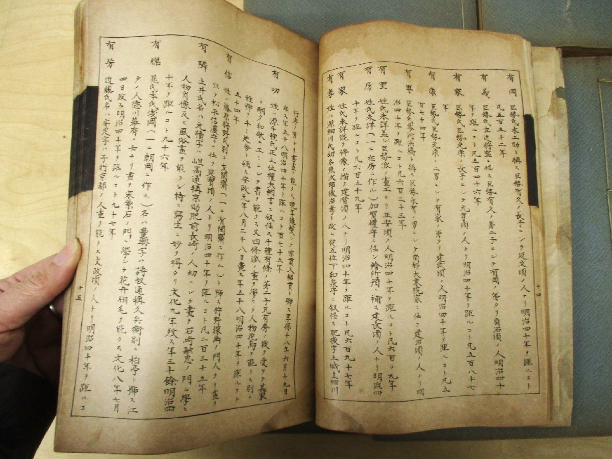 ◇C3016 書籍「日本画人彙伝　7冊揃」和書 古書 石田誠太郎編 明治43年_画像3