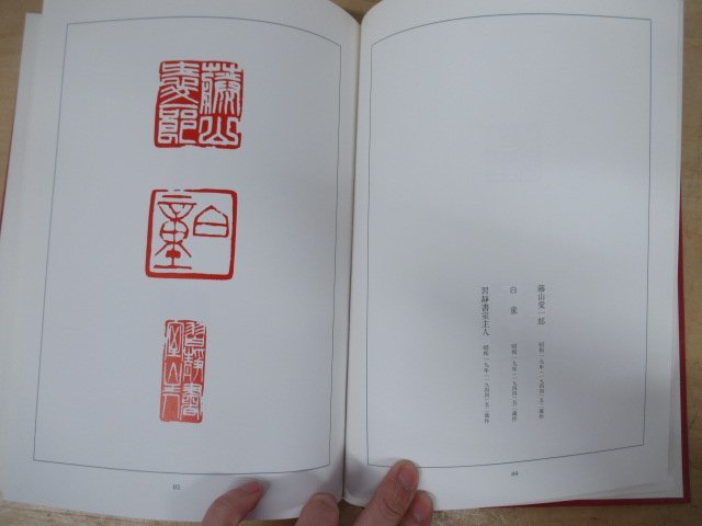 ◇K7030 書籍「二世 中村蘭台印譜 上下巻揃」1999年 二玄社 書道 書法 篆刻 印譜 印影 中国書道_画像4