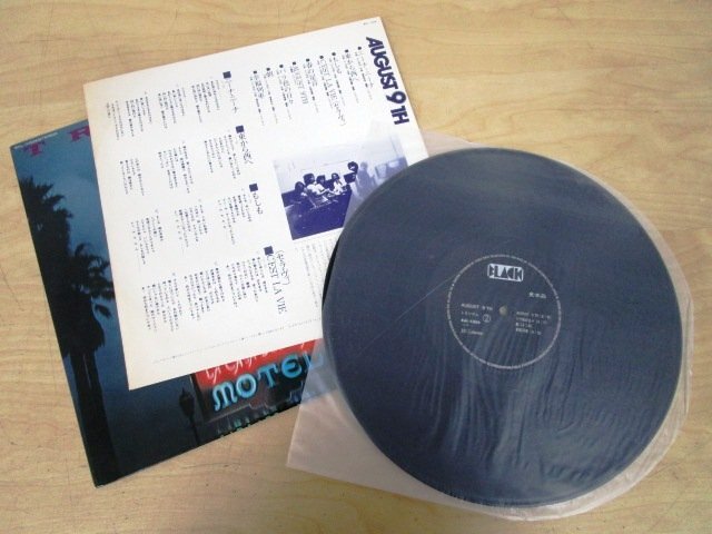 ◇F2399 LPレコード「【見本盤】AUGUST 9TH / トランザム TRANZAM」BAL-1004 ブラックレコード プロモ盤/和モノ/チト河内の画像3