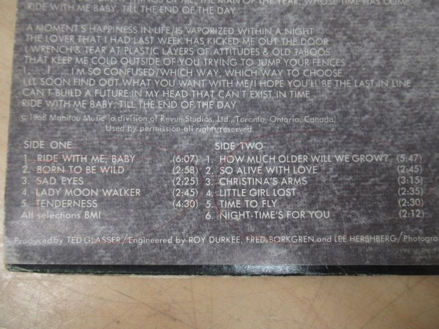 K1023 LPレコード「マーズ・ボンファイヤー/Mars Bonfire」US盤 73027_画像3