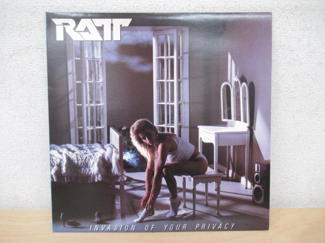 K1017 LPレコード「Ratt(ラット) Invasion Of Your Privacy」81257-1 US盤_画像1