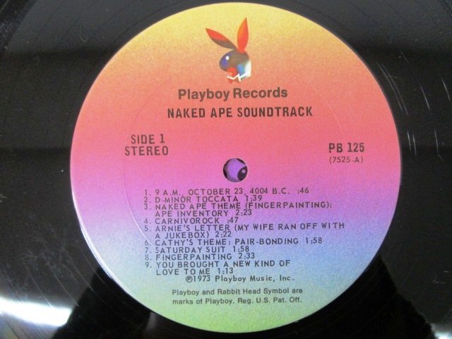 ◇F2447 LPレコード「裸の猿 サウンドトラック NAKED APE SOUNDTRACK / JIMMY WEBB」PB-125 Playboy Records プロモ盤/非売品/見本盤/US盤の画像4