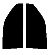 ブルーメタル65(65%) 運転席・助手席　オプティ 3ドア L3## カット済みカーフィルム_画像1