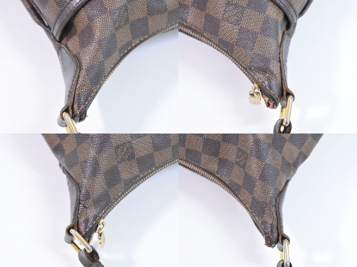 本物 ルイヴィトン LOUIS VUITTON LV ブルームズベリ PM ダミエ エベヌ ショルダーバッグ ポシェット ブラウン N42251_画像6