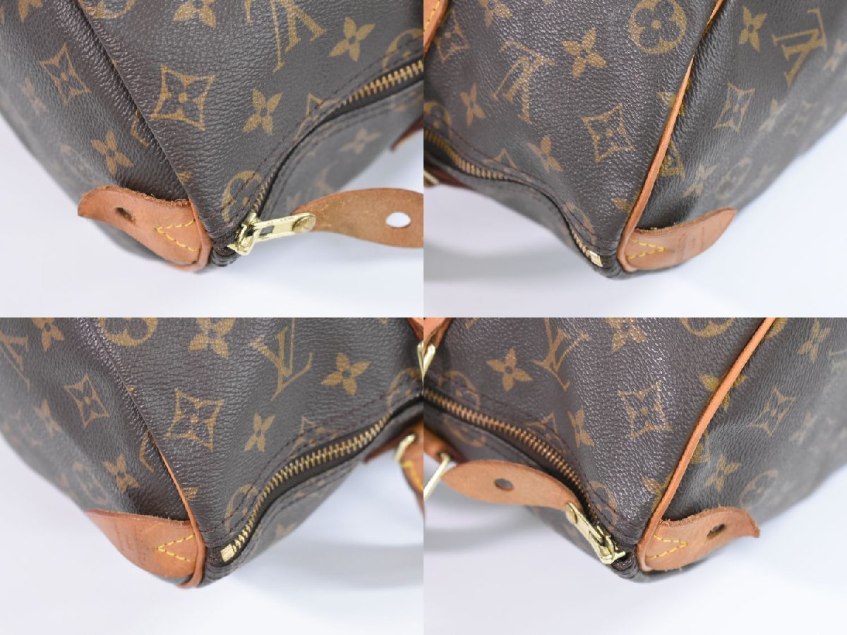 本物 ルイヴィトン LOUIS VUITTON LV 旧型 スピーディ 35 モノグラム ハンドバッグ ボストンバッグ ブラウン M41524_画像6