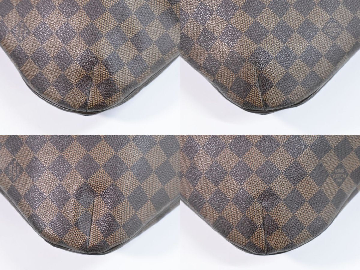 本物 ルイヴィトン LOUIS VUITTON LV ブルームズベリ GM ダミエ エベヌ ショルダーバッグ ポシェット ブラウン N42250_画像7