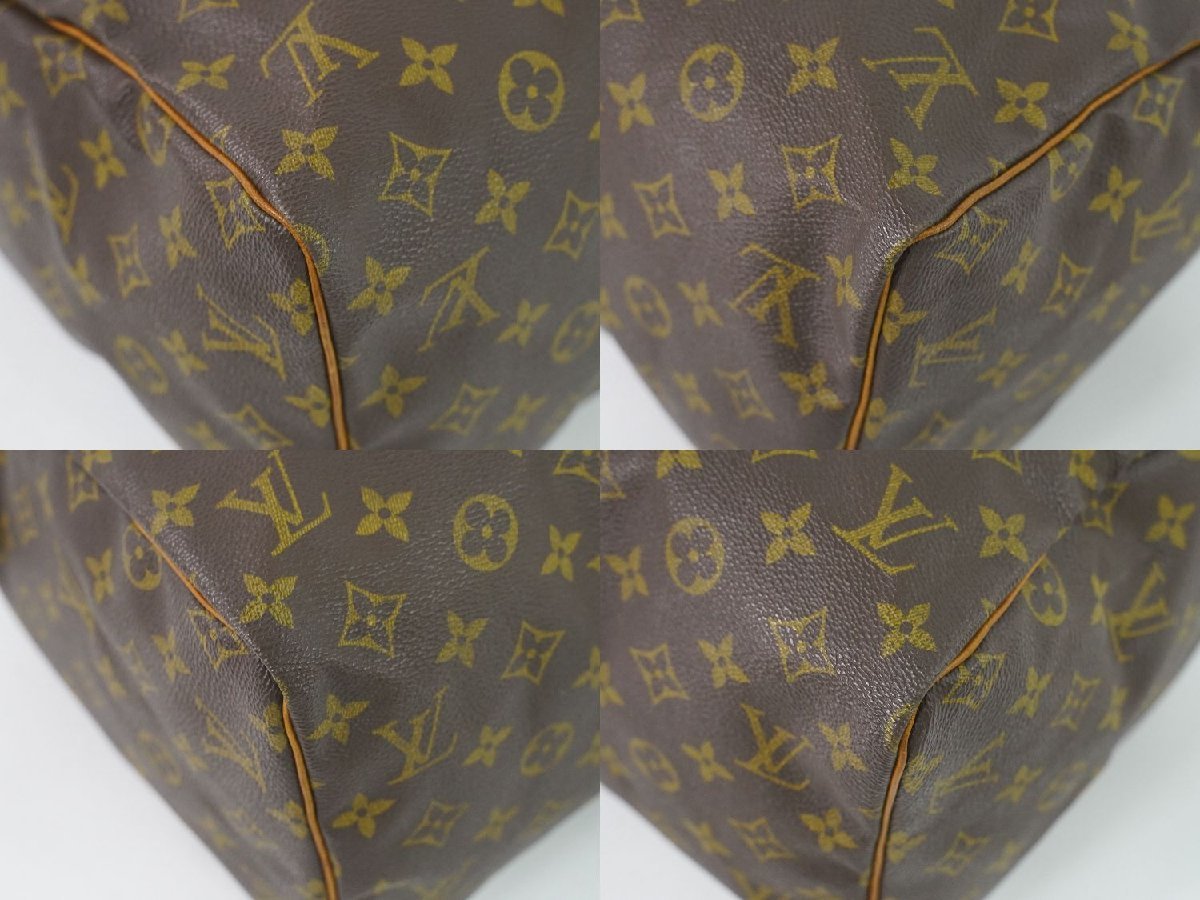 本物 ルイヴィトン LOUIS VUITTON LV 旧型 スピーディ 30 モノグラム ミニボストンバッグ ハンドバッグ ブラウン M41526_画像7