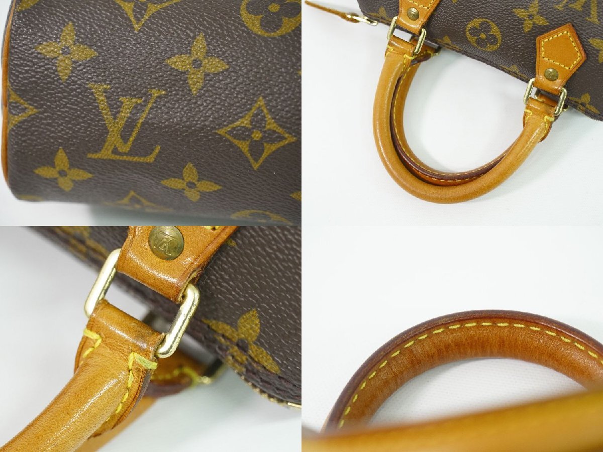 本物 ルイヴィトン LOUIS VUITTON LV ミニスピーディ モノグラム ハンドバッグ ポーチ M41534_画像5