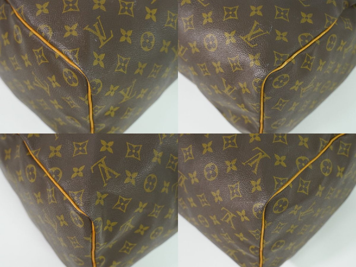 本物 ルイヴィトン LOUIS VUITTON LV 旧型 スピーディ 40 モノグラム ハンドバッグ ボストンバッグ 旅行鞄 ブラウン M41522_画像7