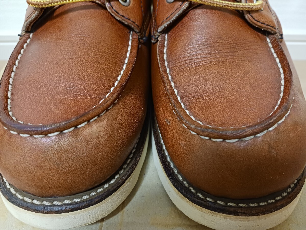 99年製 RED WING 8875 四角犬タグ 8E 26cm アイリッシュセッター モックトゥ レッドウィング ヴィンテージ オロラセット 赤茶_画像8