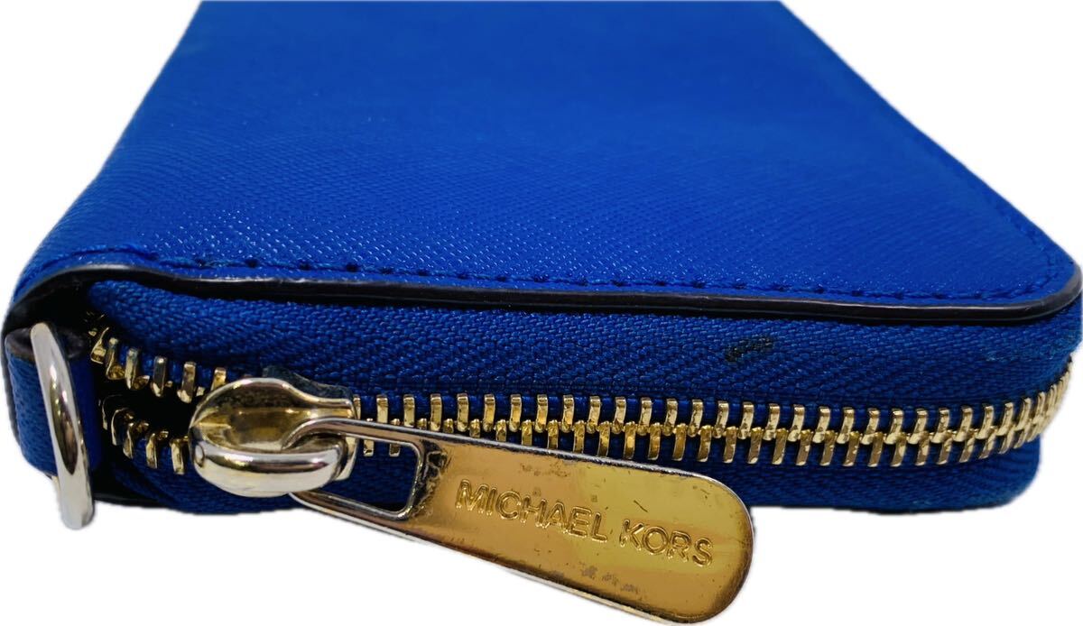 MICHAEL KORS マイケルコース 長財布 青 ブルーカラー ブランド MICHAEL KORS マイケルコース 長財布 青 ブルーカラー ブランド