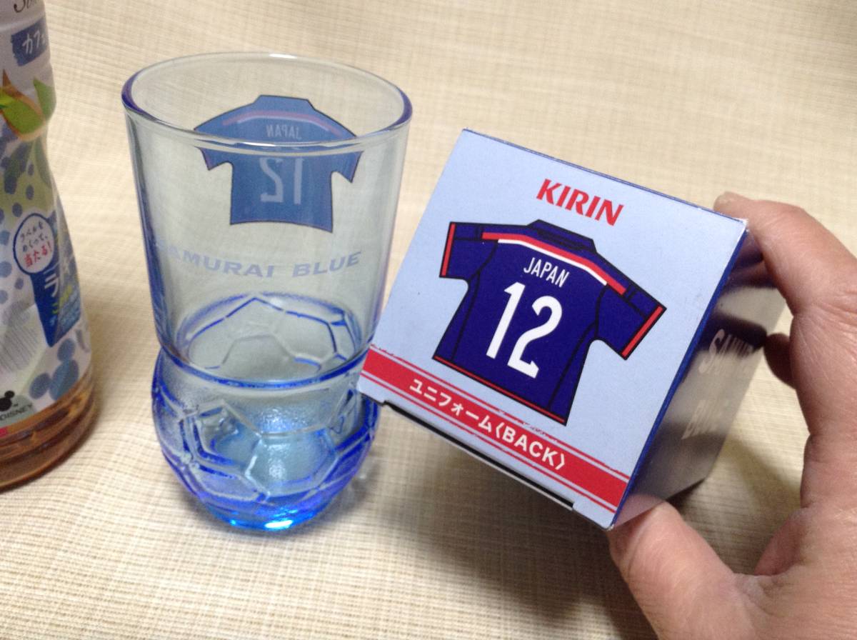 サッカー代表応援 青ティグラス/コップ ユニフォーム(BACK) サムライブルー/SAMURAI BLUE 【KIRIN/キリンビバレッジ】_画像9