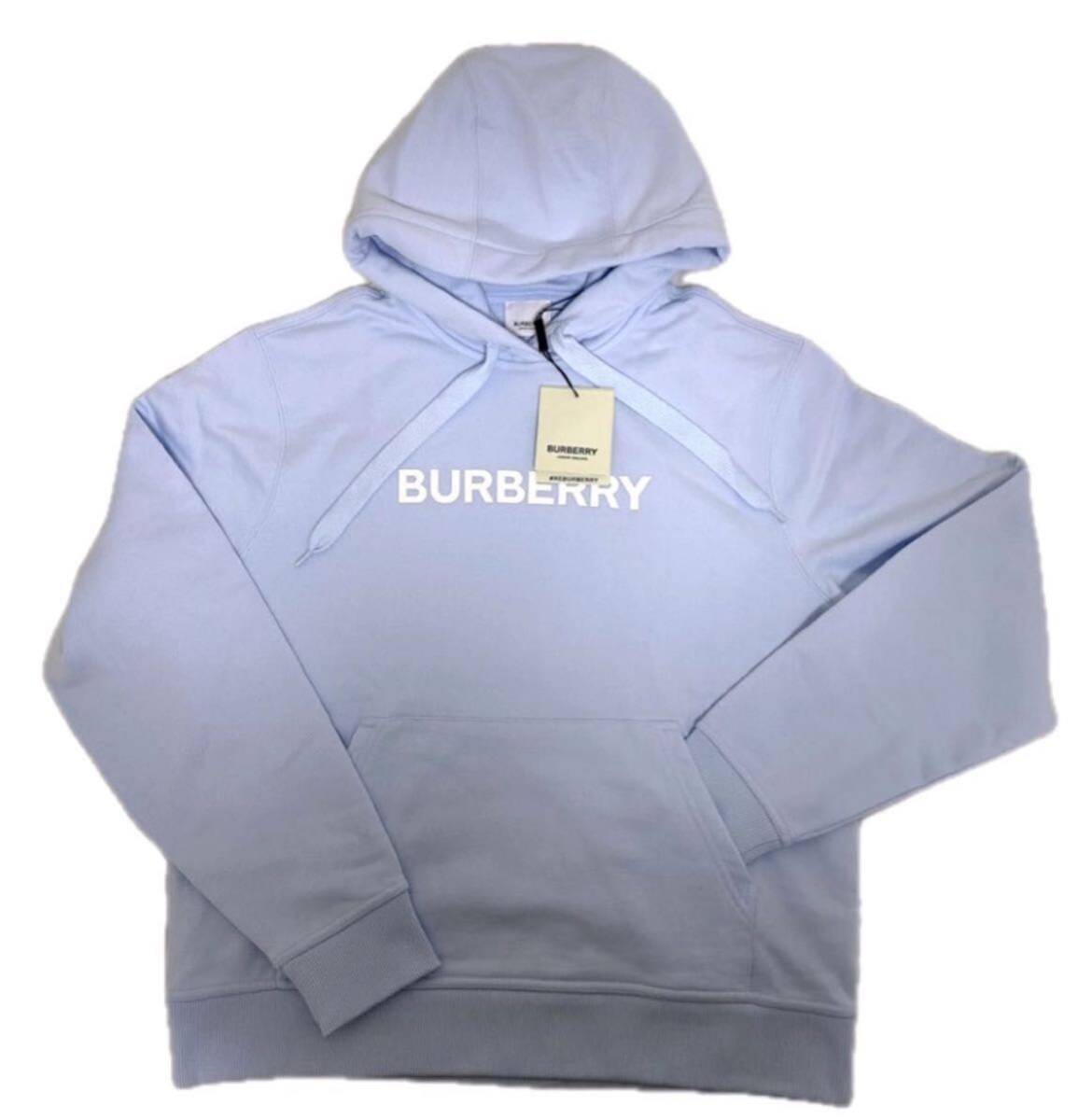 【正規品】★新品未使用品★BURBERRYバーバリー ロゴ入りコットンパーカー ユニセックス Mサイズ_画像2