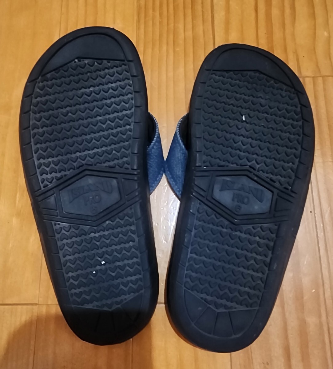 即決 早い者勝ち【ISLAND SLIPPER×TMT】 アイランドスリッパ×TMT トングサンダル スェード デニム 迷彩 ミリタリー サイズ6/ 24cm _画像10