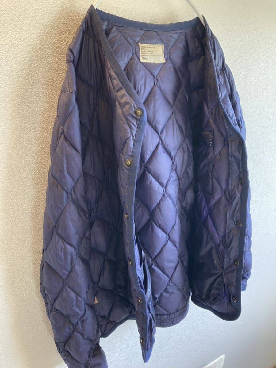 RonHermanロンハーマン RHC Nylon Quilting Down Jacket ノーカラー キルティング ライト ダウン ジャケット ナイロン ブルゾン _画像6