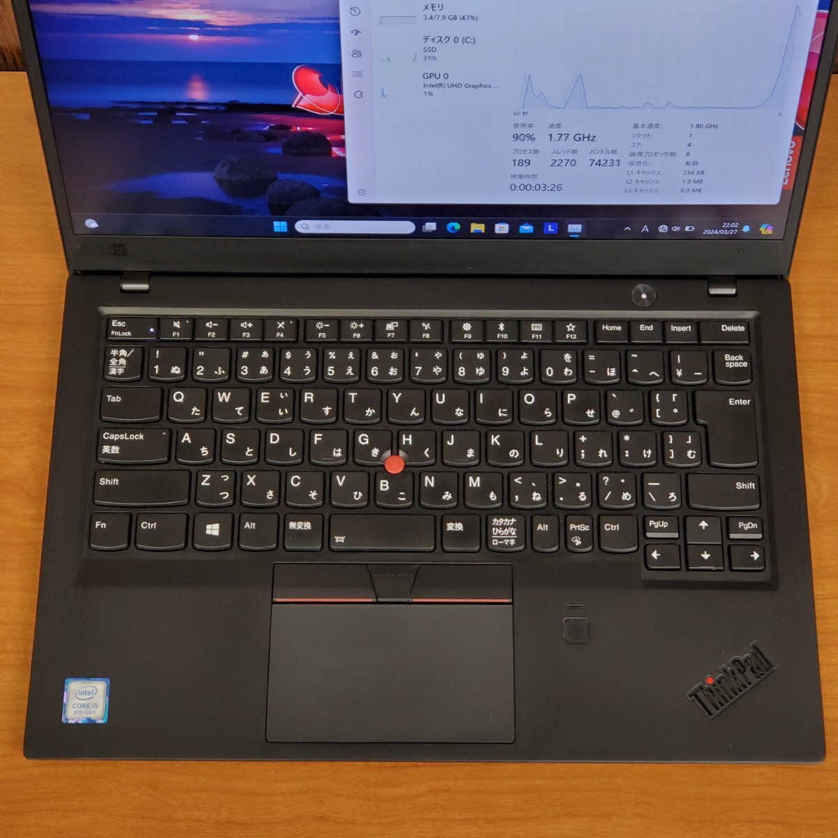 Lenovo ThinkPad X1 Carbon 6thの画像4