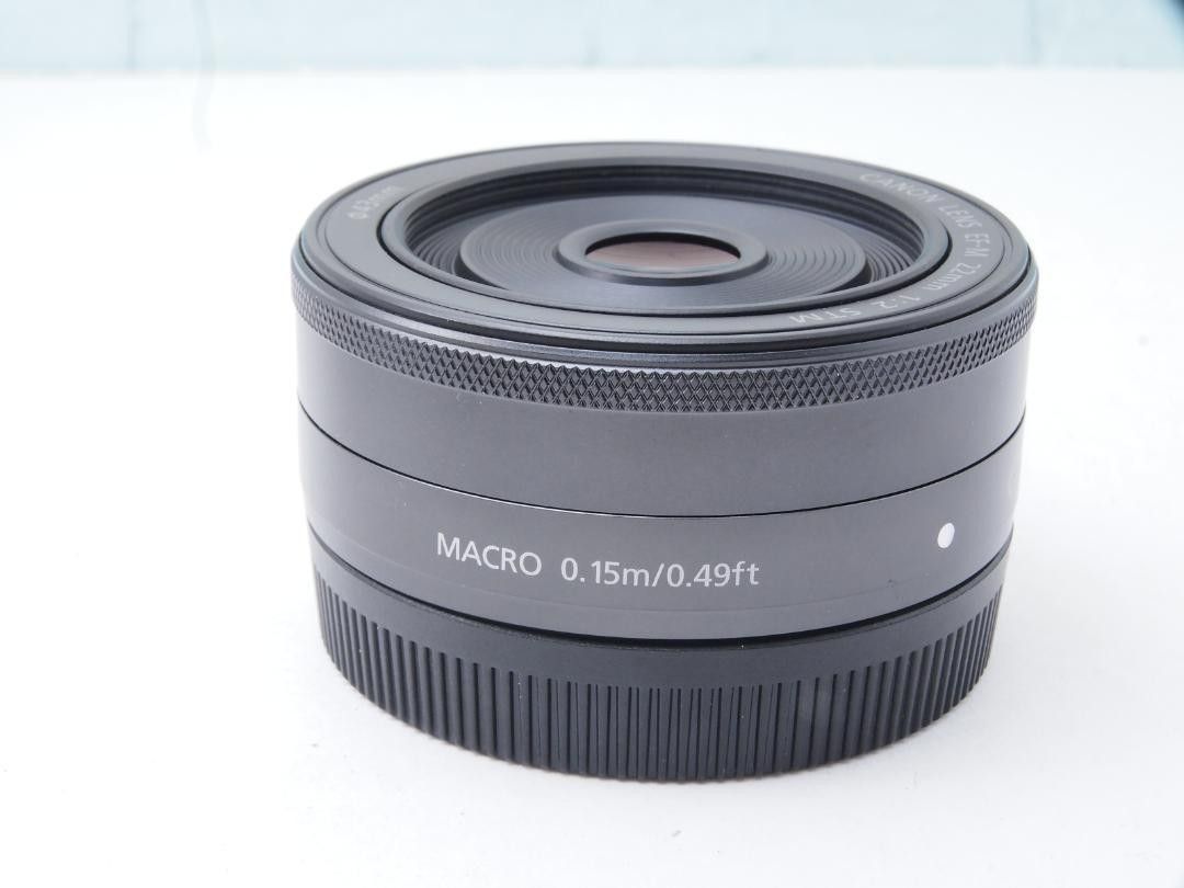 Canon キヤノン 超美品　EF-M 22mm F2 STM 単焦点レンズ　ミラーレス