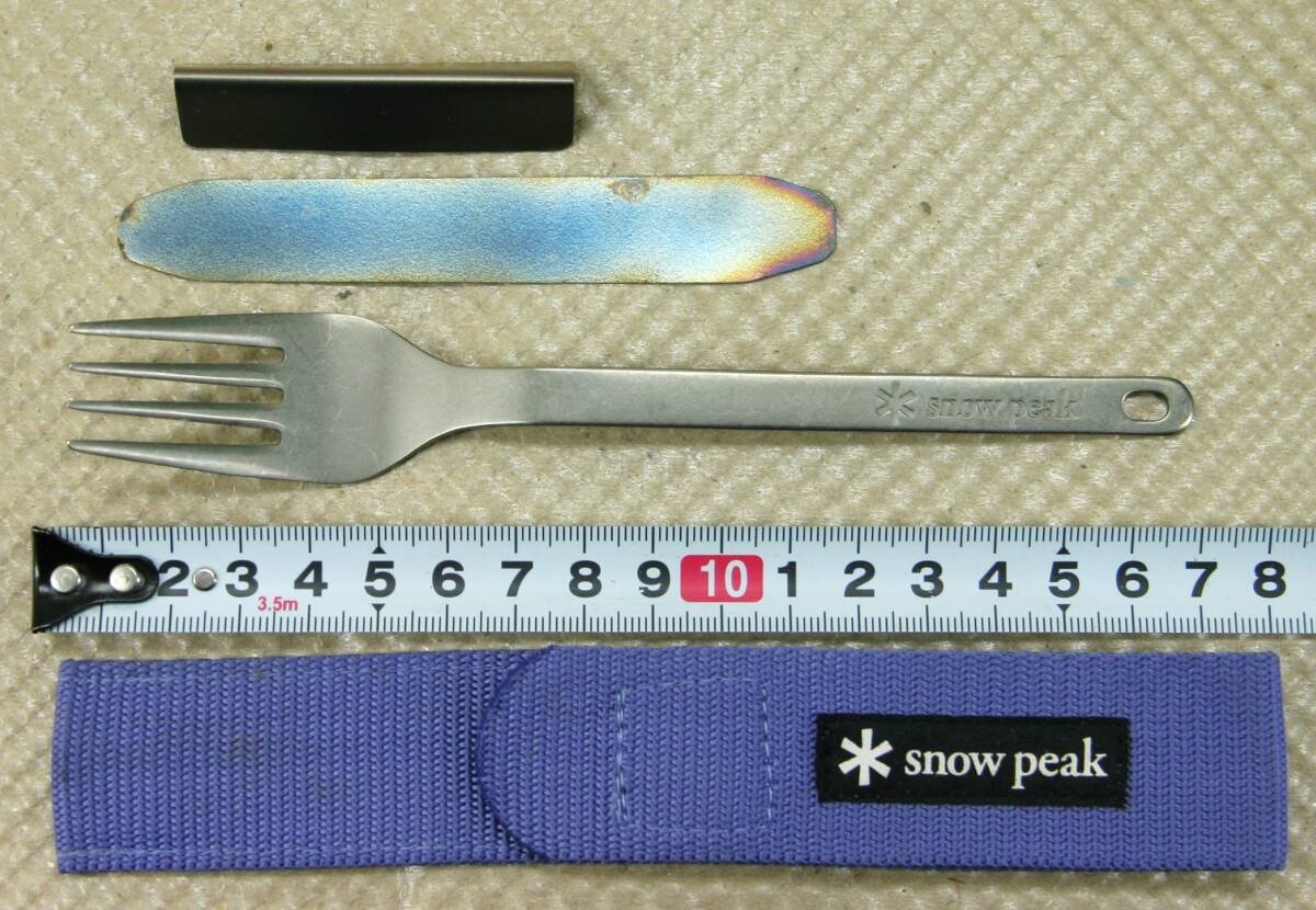  Snow Peak wapa- weapon Fork snow peak titanium cutlery titanium muddler rest attaching 